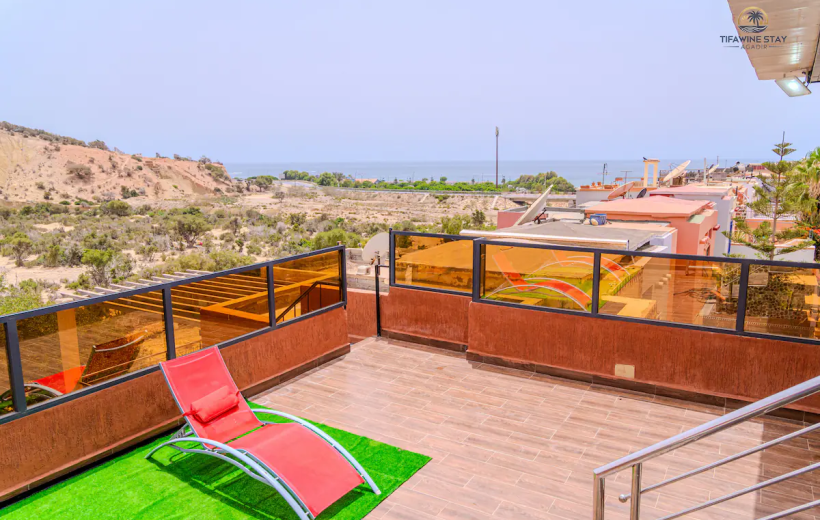 Villa At Imi Ouaddar—Beachside with Pool & Views